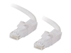 C2G Cat6 Booted Unshielded (UTP) Network Patch Cable - patch cable - 2 m - white