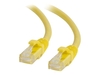 C2G Cat6 Booted Unshielded (UTP) Network Patch Cable - patch cable - 2 m - yellow