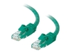 C2G Cat6 Booted Unshielded (UTP) Network Patch Cable - patch cable - 5 m - green