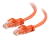 C2G Cat6 Booted Unshielded (UTP) Network Patch Cable - patch cable - 5 m - orange