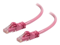 C2G Cat6 Booted Unshielded (UTP) Network Patch Cable - patch cable - 5 m - pink
