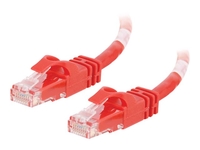 C2G Cat6 Booted Unshielded (UTP) Network Patch Cable - patch cable - 5 m - red