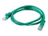 C2G Cat6 Booted Unshielded (UTP) Network Patch Cable - patch cable - 7 m - green