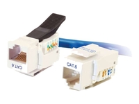 C2G Cat6 RJ45 UTP Toolless Keystone Jack - modular insert
