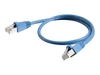 C2G Cat6a Booted Shielded (SSTP) Network Patch Cable - patch cable - 7 m - blue