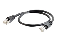 C2G Cat6a Booted Shielded (STP) Network Patch Cable - patch cable - 0.5 m - black
