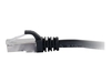 C2G Cat6a Booted Shielded (STP) Network Patch Cable - patch cable - 1 m - black