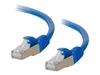C2G Cat6a Booted Shielded (STP) Network Patch Cable - patch cable - 2 m - blue