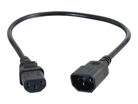 C2G Computer Power Cord Extension - power extension cable - power IEC 60320 C13 to IEC 60320 C14 - 2 m