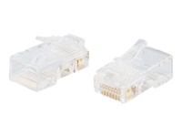 C2G RJ45 Cat5E Modular Plug for Flat Stranded Cable - network connector