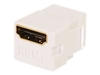 C2G Snap-In HDMI Keystone Insert Module - Modular insert - HDMI - white