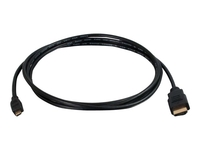 C2G Value Series 1m High Speed HDMI to HDMI Micro Cable with Ethernet - 4K - UltraHD - HDMI with Ethernet cable - 1 m