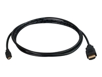 C2G Value Series 2m High Speed HDMI to Micro HDMI Cable with Ethernet - 4K - UltraHD - HDMI with Ethernet cable - 2 m