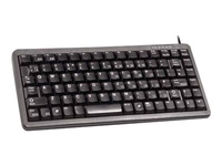 CHERRY Compact-Keyboard G84-4100 - keyboard - UK - black