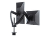 Chief Dynamic Column Clamp Mount K1C200B - Mounting kit (desk clamp mount ) for 2 LCD displays - black