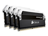 Corsair Dominator Platinum - Memory - 16 GB: 4 x 4 GB - DIMM 240-pin - DDR3 - 2400 MHz / PC3-19200 - CL10 - 1.65 V - unbuffered - non-ECC