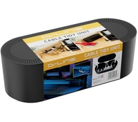 D-LINE EU/CTULGEB/SW Cable Tidy Unit - Large,  Black
