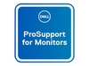 Dell Upgrade from 3Y Basic Advanced Exchange to 3Y ProSupport for monitors - extended service agreement - 3 years - shipment