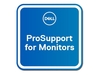 Dell Upgrade from 3Y Basic Advanced Exchange to 5Y ProSupport for monitors - extended service agreement - 5 years - shipment