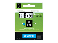 DYMO D1 - label tape - 1 cassette(s) - Roll (1.2 cm x 7 m)