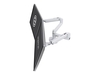 Ergotron LX Dual Side-by-Side Arm - mounting kit - Patented Constant Force Technology - for 2 LCD displays - white