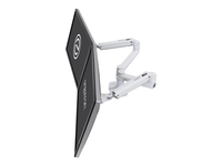 Ergotron LX Dual Side-by-Side Arm - mounting kit - Patented Constant Force Technology - for 2 LCD displays - white