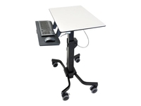 Ergotron TeachWell Mobile Digital Workspace - cart - Patented Constant Force Technology - for notebook / keyboard / mouse - graphite grey