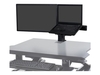 Ergotron WorkFit - mounting kit - for LCD display / notebook - black