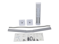 Ergotron WorkFit - twin monitor kit - white