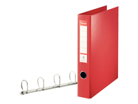 Esselte Standard - ring binder - for A4 Maxi - capacity: 400 sheets - vivid red