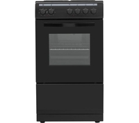 ESSENTIALS CFSEBK22 50 cm Electric Solid Plate Cooker - Black