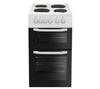 ESSENTIALS CFTE50W23 50 cm Electric Solid Plate Cooker - White
