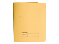 Guildhall Sprint Foolscap - spring file - for 250 x 355 mm - capacity: 180 sheets - yellow