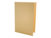 Guildhall Sprint Foolscap - square cut folder - for Folio - capacity: 100 sheets - yellow