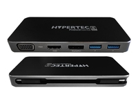 Hypertec ProDockEssential 4K - docking station - USB-C - VGA,  HDMI,  DP