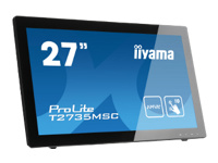 Iiyama ProLite T2735MSC-B1 - 27" LED-backlit LCD flat panel display with built-in camera and touch-screen - 1080p (FullHD) - black