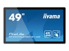 iiyama ProLite TF4939UHSC-B1AG 49" LED-backlit LCD display - 4K - for digital signage / interactive communication