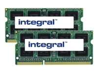 Integral - DDR3 - kit - 16 GB: 2 x 8 GB - SO-DIMM 204-pin - 1600 MHz / PC3-12800 - unbuffered