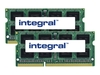 Integral - DDR3 - kit - 16 GB: 2 x 8 GB - SO-DIMM 204-pin - 1600 MHz / PC3-12800 - unbuffered