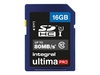 Integral UltimaPro - flash memory card - 16 GB - SDHC UHS-I