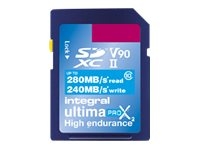 Integral UltimaPro X2 - flash memory card - 64 GB - SDXC UHS-II