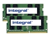 Integral Value - DDR4 - kit - 32 GB: 2 x 16 GB - SO-DIMM 260-pin - 2666 MHz / PC4-21300 - unbuffered