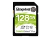 Kingston Canvas Select Plus - flash memory card - 128 GB - SDXC UHS-I