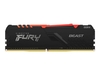Kingston FURY Beast RGB - DDR4 - module - 8 GB - DIMM 288-pin - 3200 MHz / PC4-25600 - unbuffered