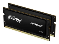 Kingston FURY Impact - DDR3L - kit - 16 GB: 2 x 8 GB - SO-DIMM 204-pin - 1866 MHz / PC3L-14900 - unbuffered