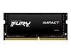 Kingston FURY Impact - DDR4 - kit - 32 GB: 2 x 16 GB - SO-DIMM 260-pin - 2666 MHz / PC4-21300 - unbuffered