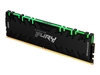 Kingston FURY Renegade RGB - DDR4 - kit - 16 GB: 2 x 8 GB - DIMM 288-pin - 3200 MHz / PC4-25600 - unbuffered