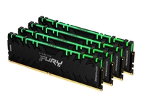 Kingston FURY Renegade RGB - DDR4 - kit - 64 GB: 4 x 16 GB - DIMM 288-pin - 3600 MHz / PC4-28800 - unbuffered