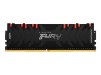 Kingston FURY Renegade RGB - DDR4 - module - 8 GB - DIMM 288-pin - 3600 MHz / PC4-28800 - unbuffered