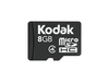 Kodak - Flash memory card (microSDHC to SD adapter included ) - 8 GB - Class 4 - microSDHC